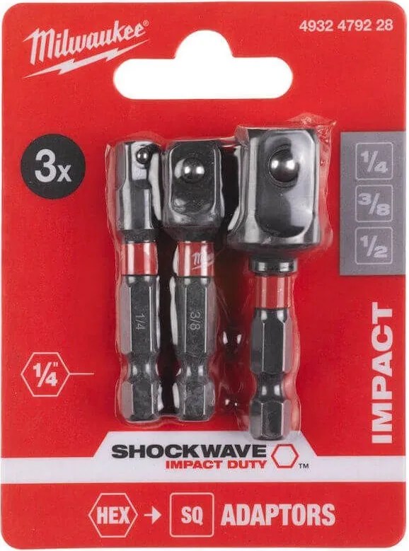 Milwaukee Square Drive Impact Duty Adaptor