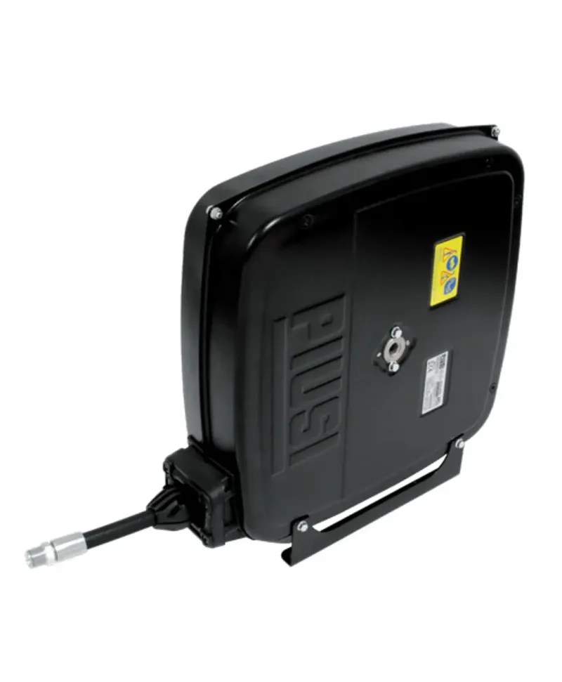 Air Line Hose Reel Enclosed 12M x 1/2" Black Colour Howden Tools