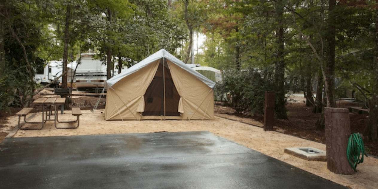 Campsites at Disney's Fort Wilderness Resort How Far You'll Go