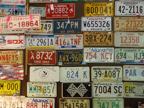 How Much Does A Liscense Plate Cost?