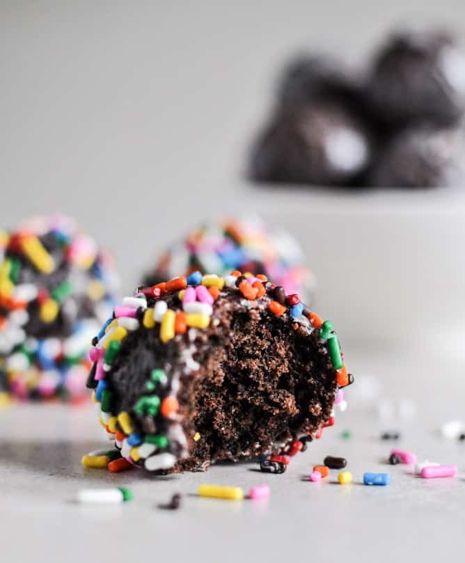 Glazed Chocolate Doughnut Holes
