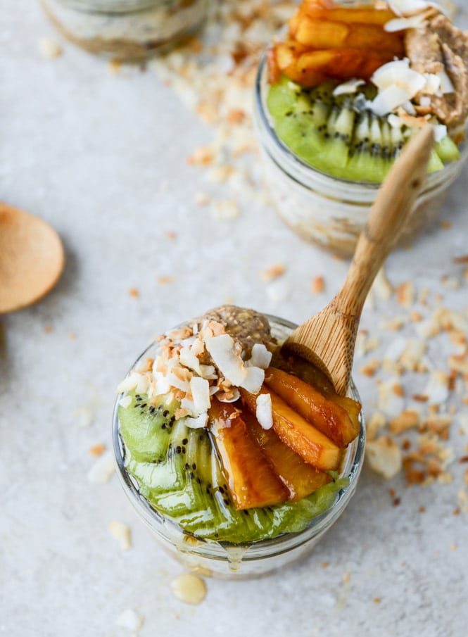 Toasted Coconut Overnight Oats. How Sweet Eats