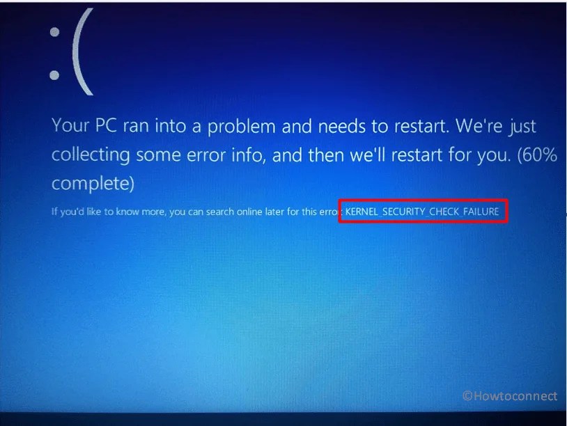 Fix Kernel Security Check Failure in Windows 11 or 10