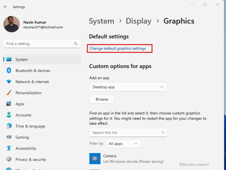 How to Enable or Disable Variable Refresh Rate (VRR) in Windows 11
