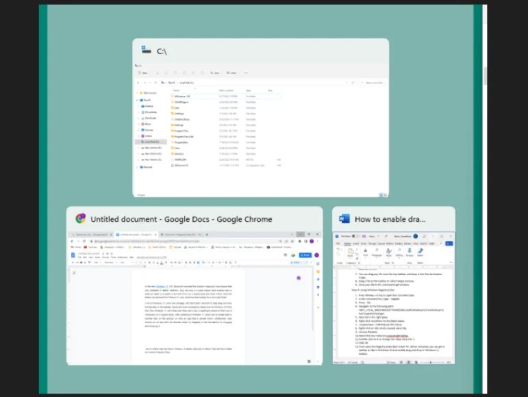 How to enable drag and drop in Windows 11 taskbar [01 Minute]