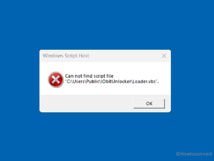 Fix Windows Script Host "Loader.vbs" Error (Solved!)