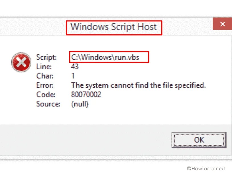 Fix Windows script host "run.vbs" error in Windows 11