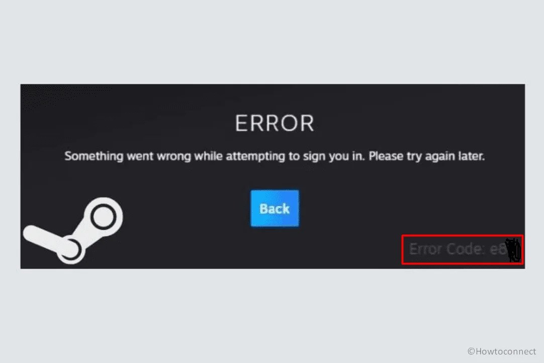 How to Fix Steam Error Code e8 in Windows 11/10