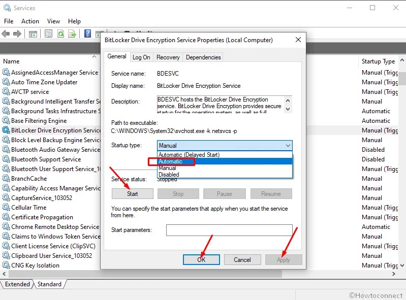 How to Enable Bitlocker Drive Encryption Service Windows 11 or 10 [BDESVC]