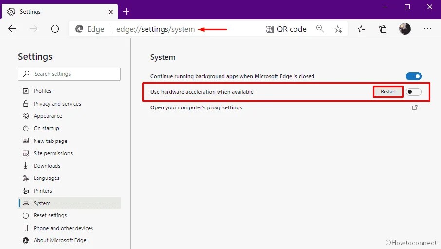 How to Use Hardware acceleration when available in Microsoft Edge