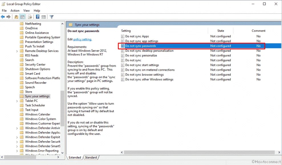 How to Configure Sync your Settings in Windows 10