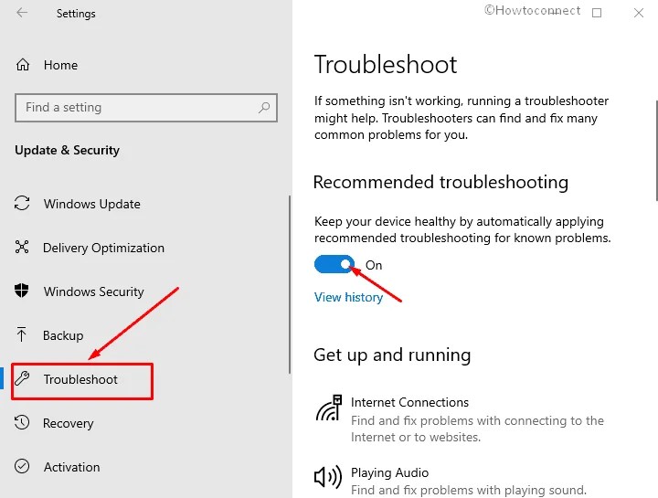 How to Enable Troubleshooting in Windows 10