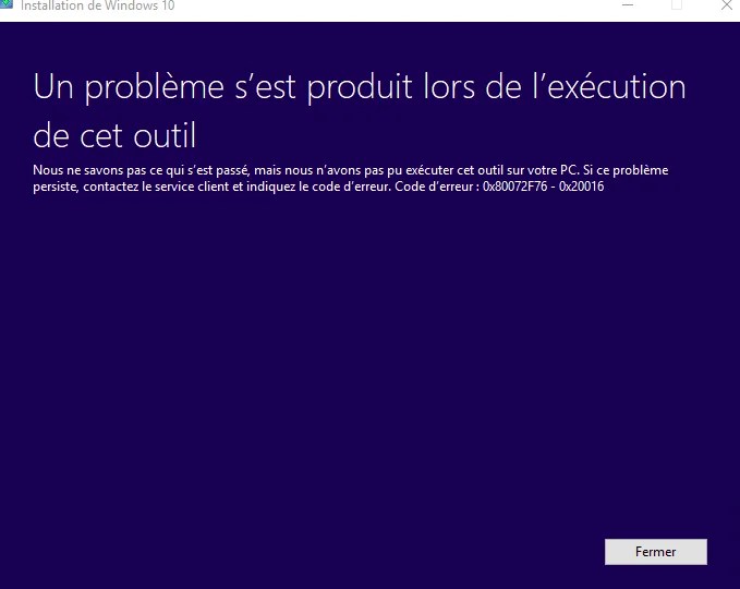 Fix Media Creation Tool Error 0x80072f76 0x20016 Install Windows 10