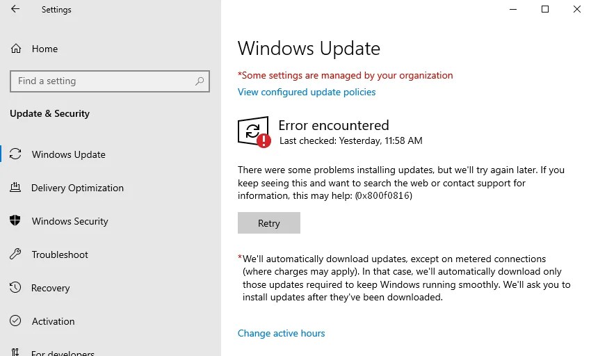 How to Fix Windows 11 Update Error Code: 0x800703ee