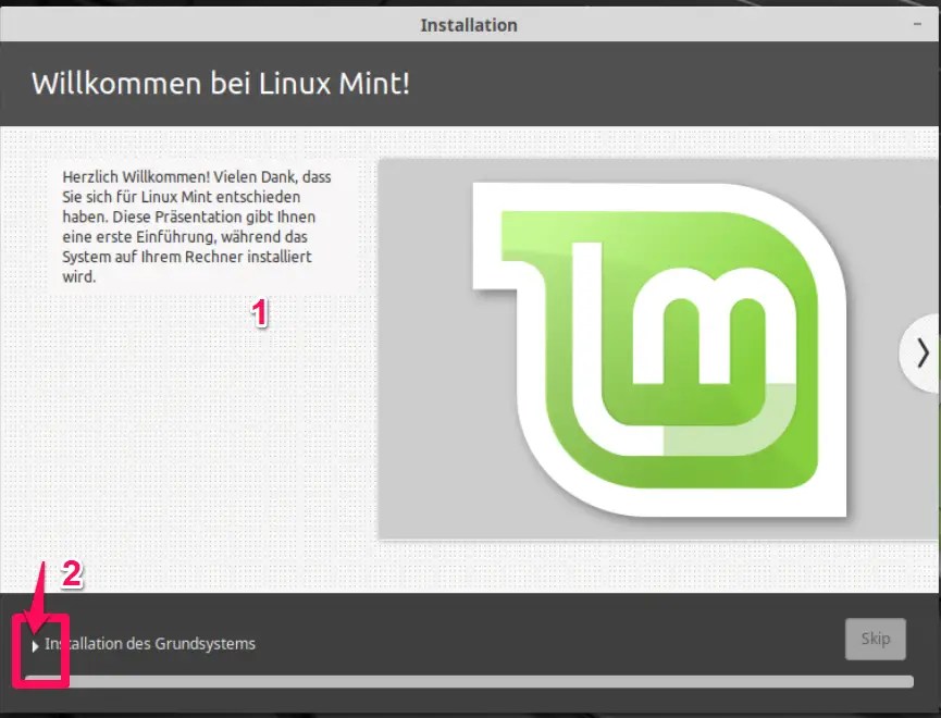 Linux Mint installieren Schritt für Schritt Schritt für Schritt mit