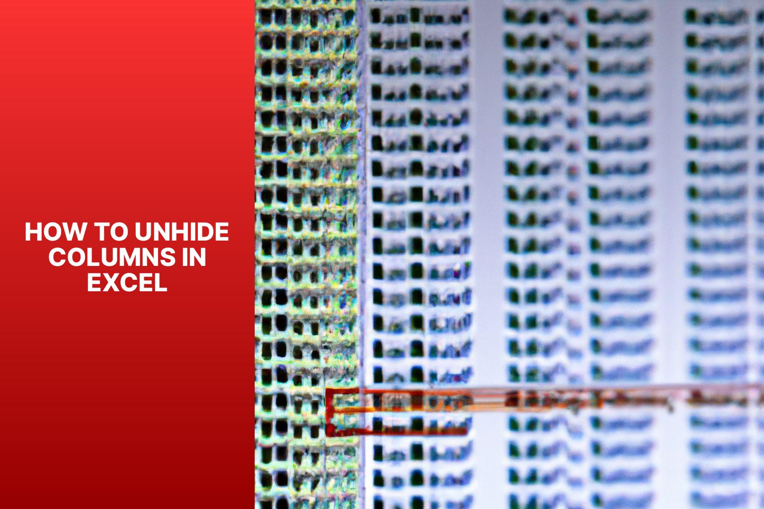 Simple Methods to Unhide Columns in Excel Learn How Now