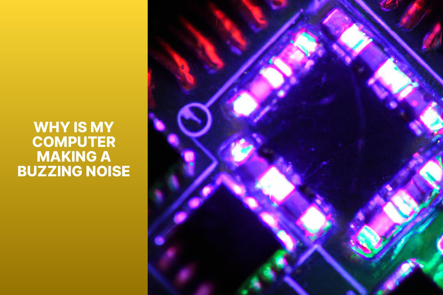 Troubleshooting Guide Why Is My Computer Making a Buzzing Noise?