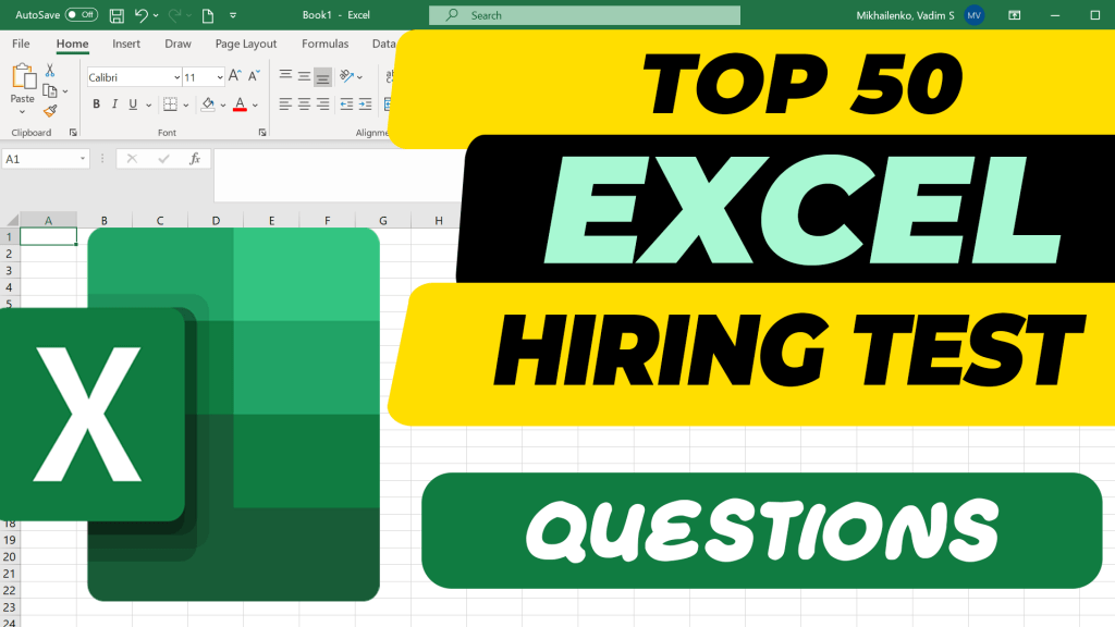 Top 50 Microsoft Excel Employment Assessment Test Questions in 2021