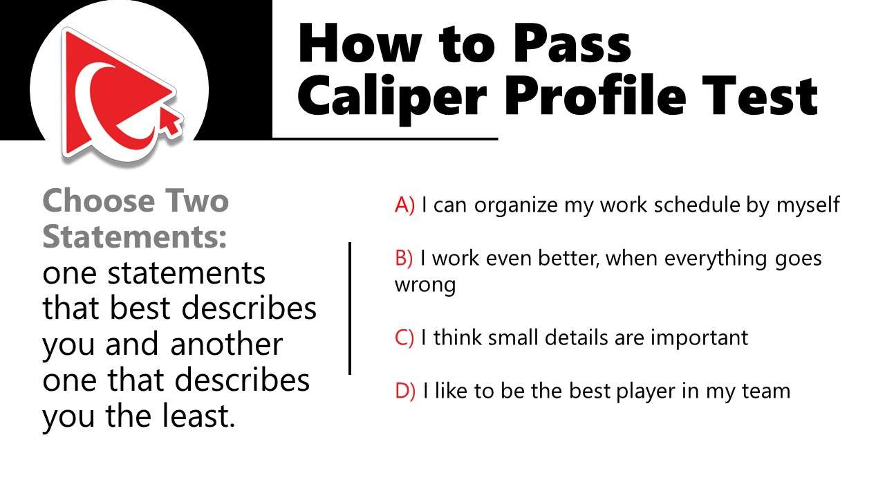 How to Pass Caliper Profile Hiring Assessment Test The Comprehensive