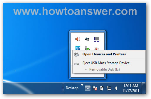 Safely Remove Drives is missing from the Windows 11.