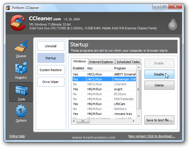 How to Remove Startup Programs in Windows