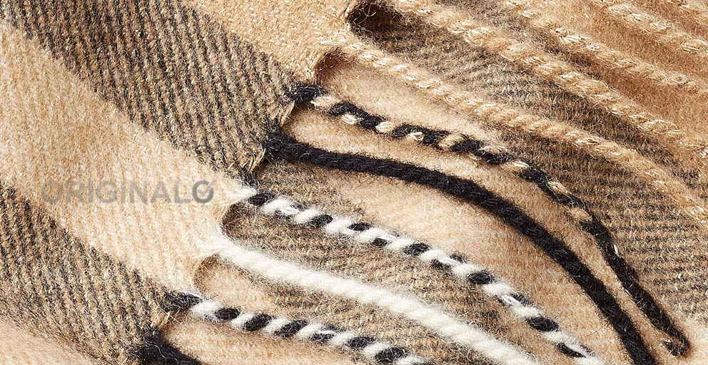 How to tell a fake or genuine Burberry scarf