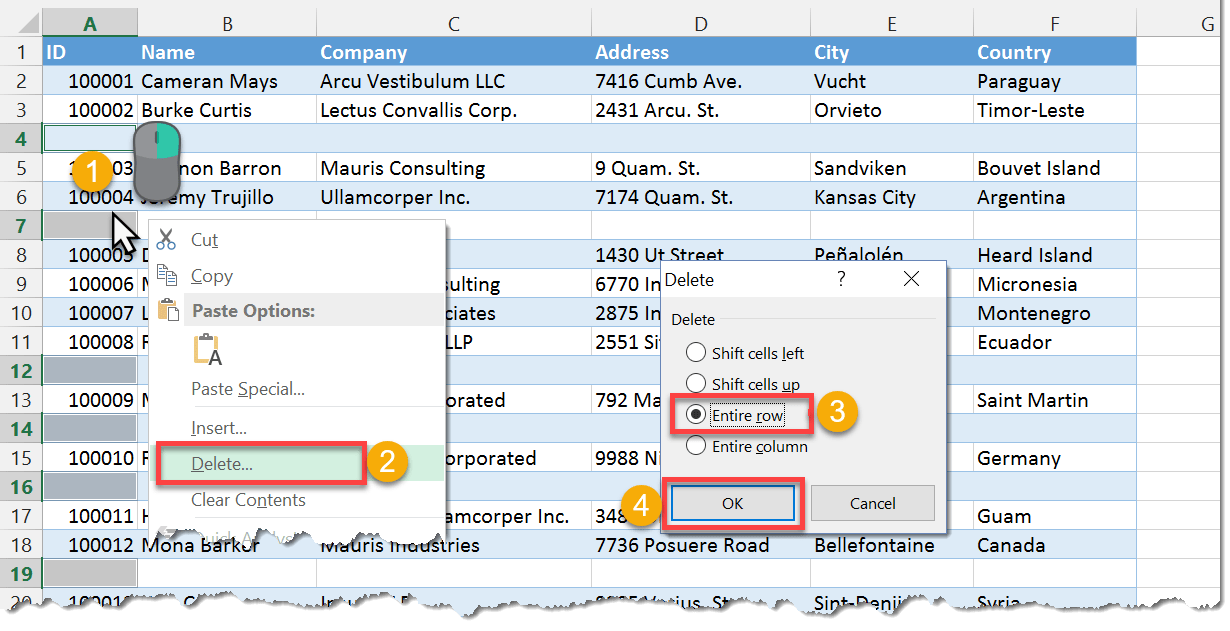 How To Quickly Delete Blank Rows In Your Data How To Excel