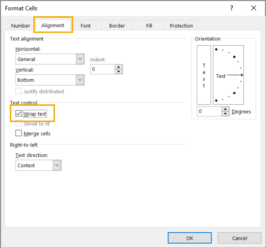 Excel keyboard shortcut wrap text lasopawhy