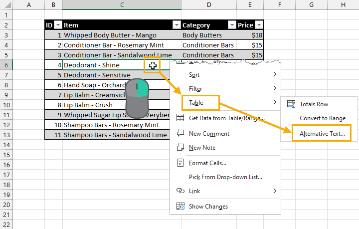 5 Ways to Add Alt Text in Microsoft Excel | How To Excel