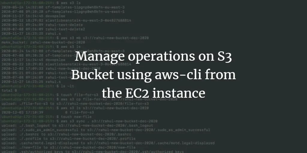Aws Cli
