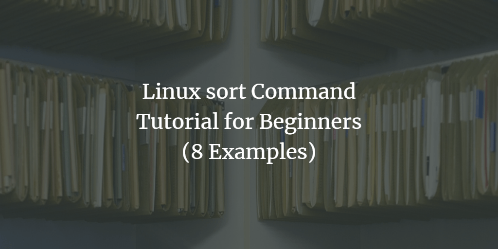 Linux sort Command Tutorial for Beginners (8 Examples)