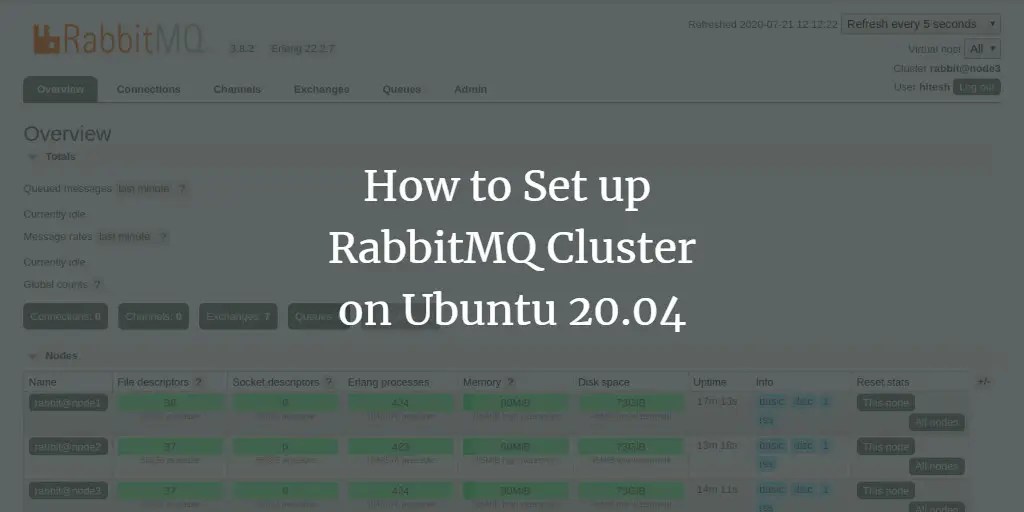 How to Set up RabbitMQ Cluster on Ubuntu 20.04
