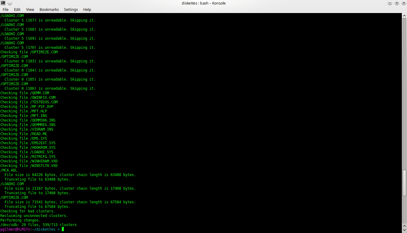 Floppy Disks vs 21st Century Linux Techlear