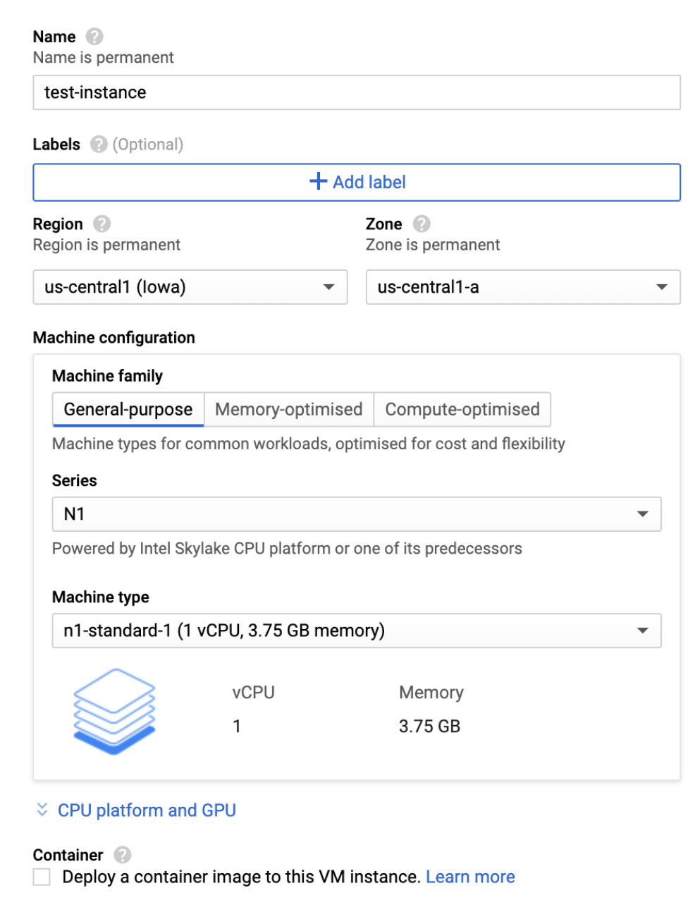 How to create a Virtual Machine (VM) on Google Cloud Platform (GCP)