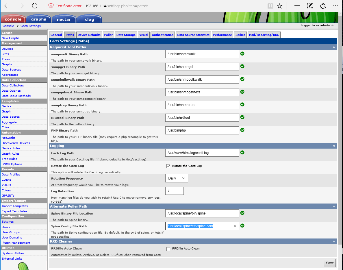 How To Install Cacti Snmp Monitoring Tool On Debian 9