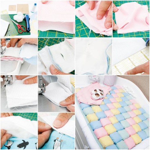 How To Make Baby Diaper Change Rug step by step DIY