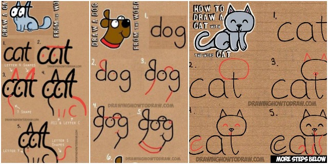 How To Draw With Words How To Instructions