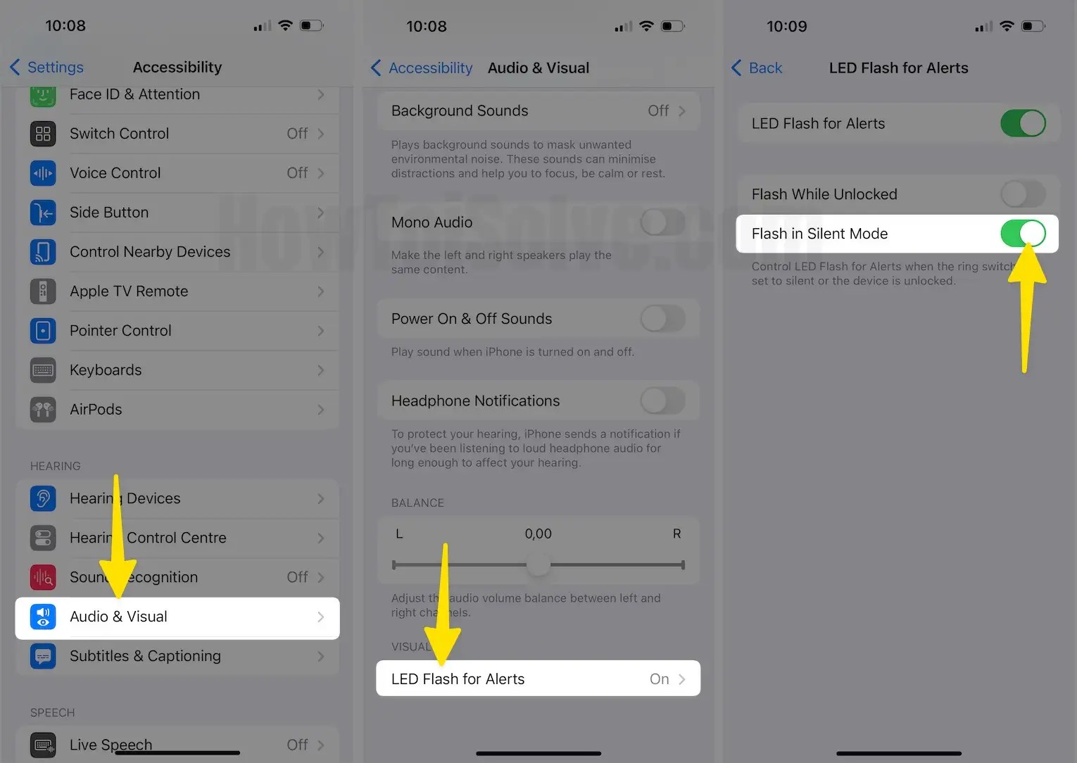 How to Turn On LED Flash Notifications on iPhone 15, 14, 13