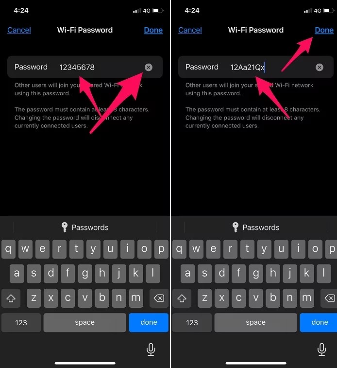 How to Change Personal Hotspot Password on iPhone