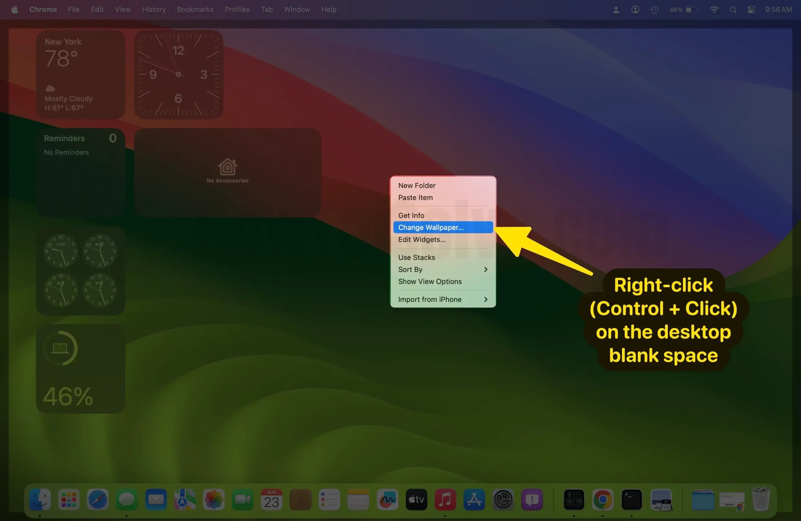 How to Change Wallpaper on Mac (macOS Sonoma, Ventura)
