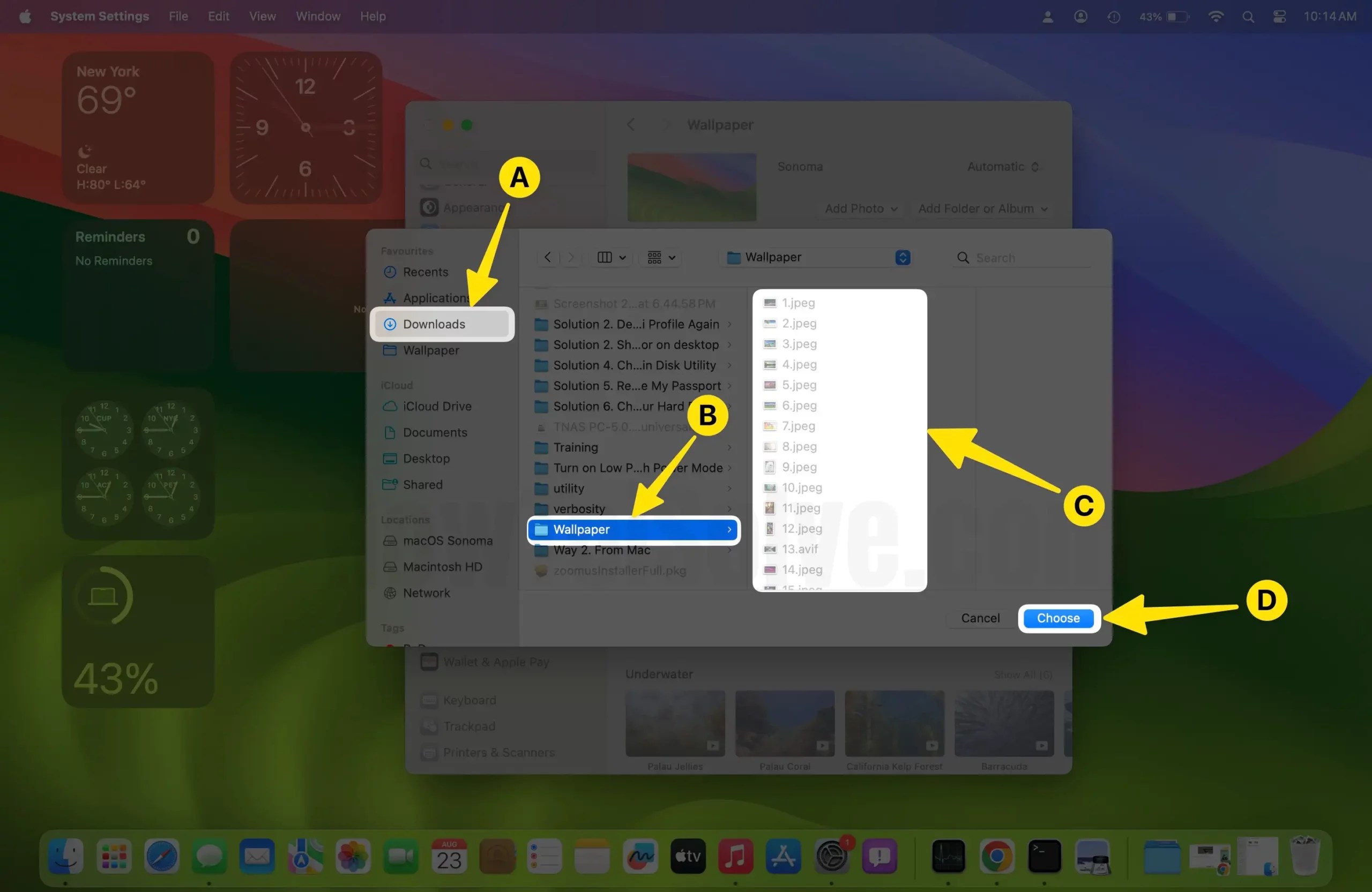 How to Change Wallpaper on Mac (macOS Sequoia/Sonoma, Ventura)