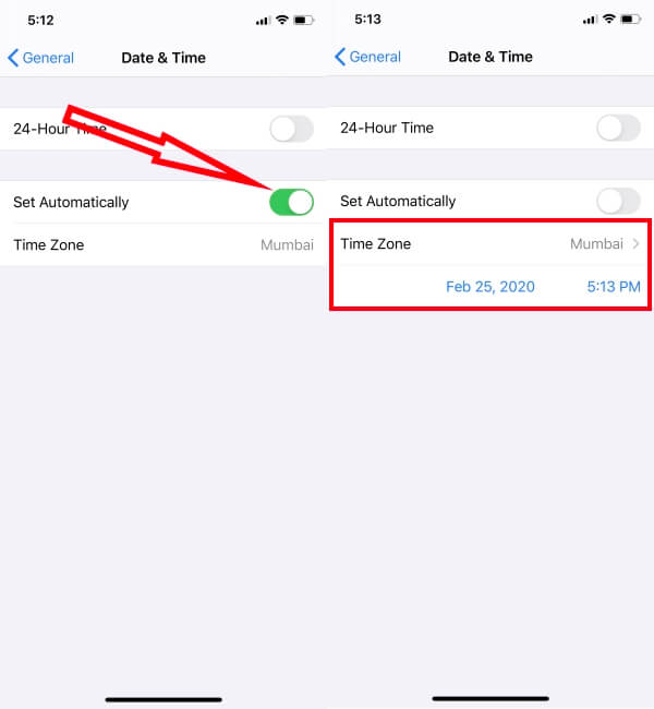 How to Change Date and Time on iPhone, iPad 1224 Hours/Military Time