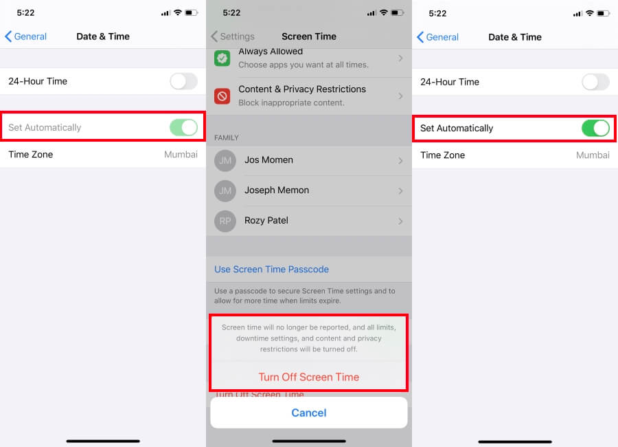 How to Change Date and Time on iPhone, iPad 1224 Hours/Military Time