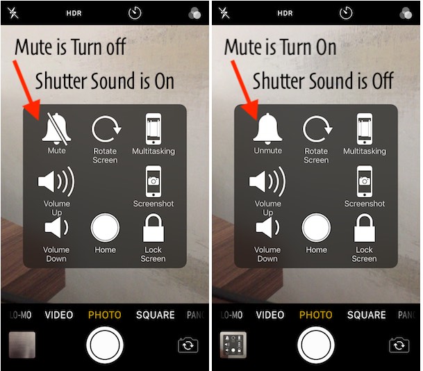 Trick to Turning off Camera Shutter Sound on iPhone X/8/8 Plus/7/ 7+/6S/6