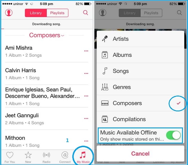 Steps for download song from apple music in iPhone, iPad, iPod touch