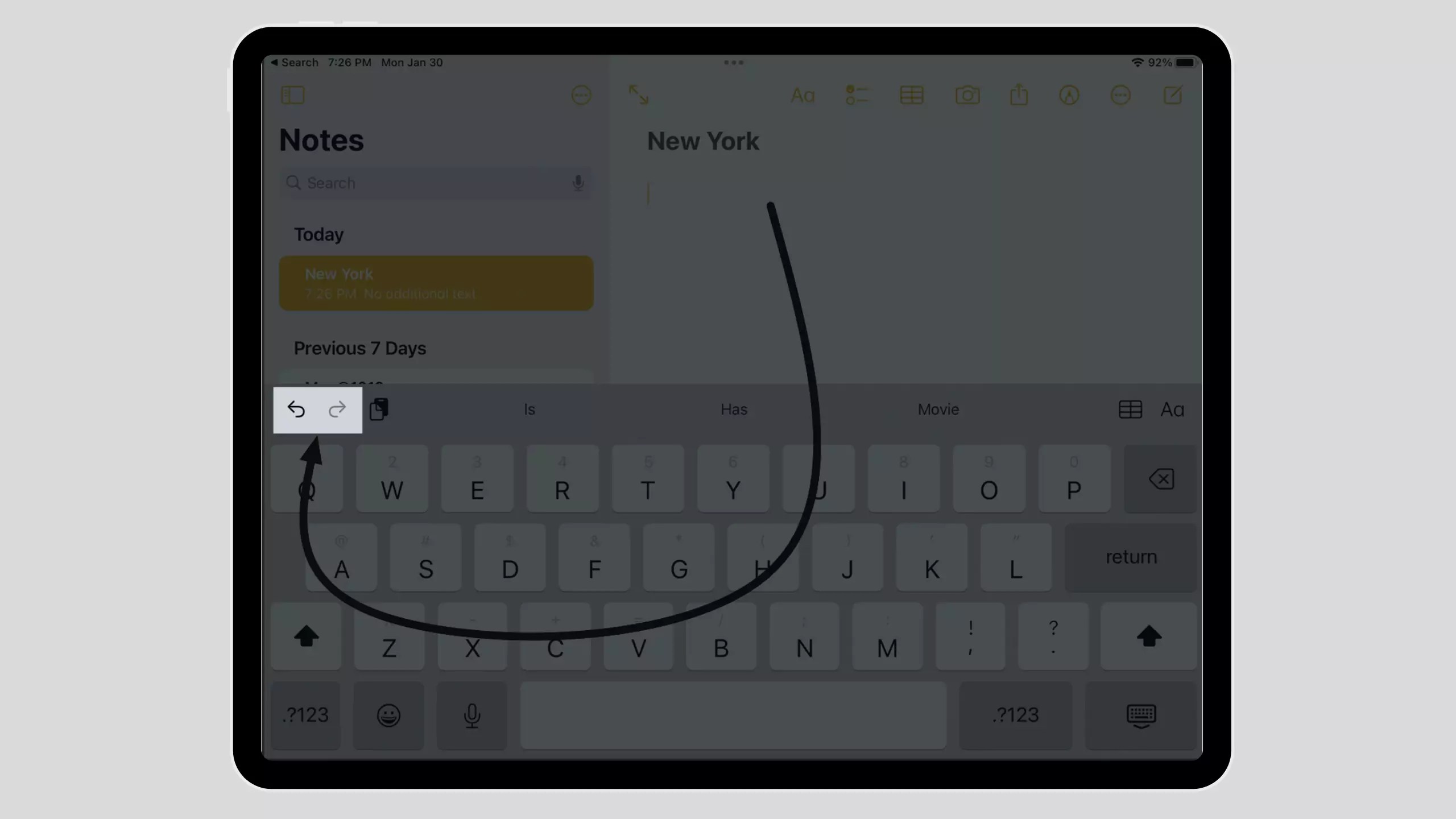 4 Ways to Redo or Undo Typing On iPhone, iPad (Notes, mail...)