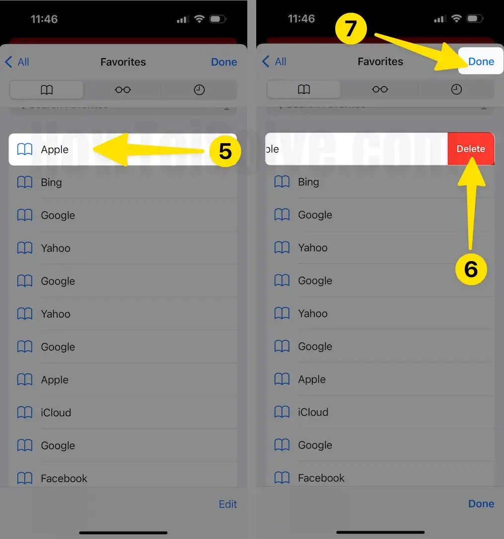 How to Hide Bookmark Sidebar in Safari Landscape on iPhone, iPad (iOS
