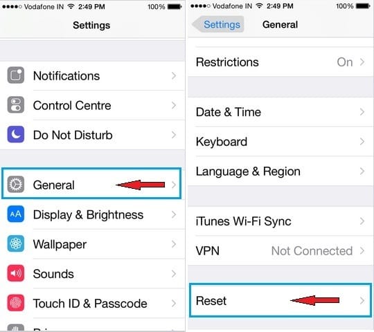 How to factory reset iPhone 6, iPhone 6 plus