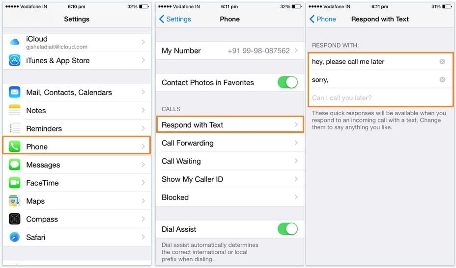 iOS 14 How to set up & use Respond with Text messages on iPhone 2021