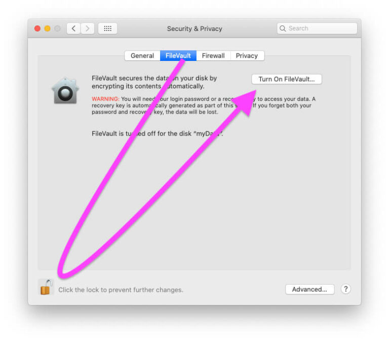 How to Turn off FileVault on Mac & Turn on (Ventura Updated)